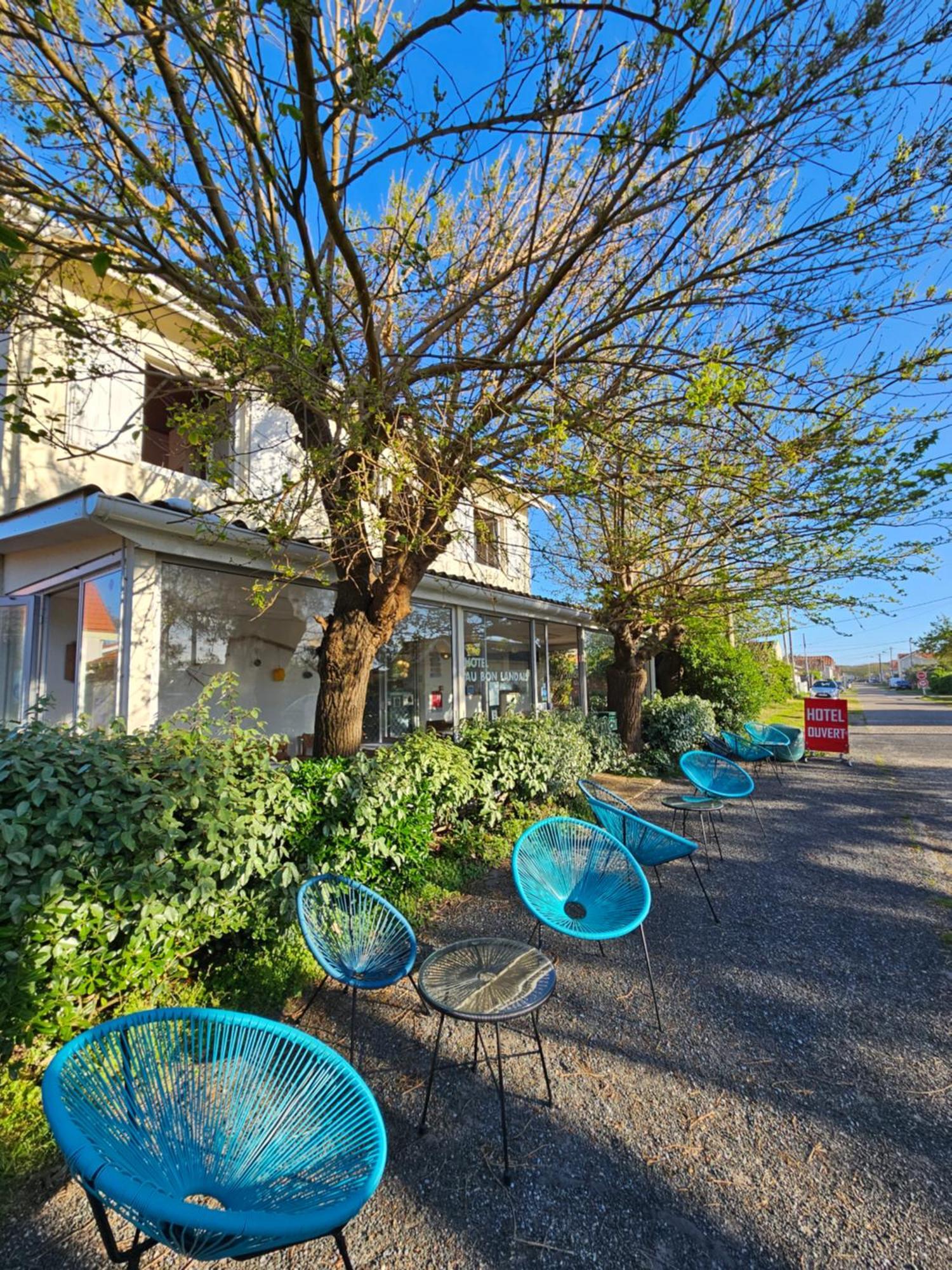 Hotel Au Bon Landais Бискарос-Плаж Екстериор снимка